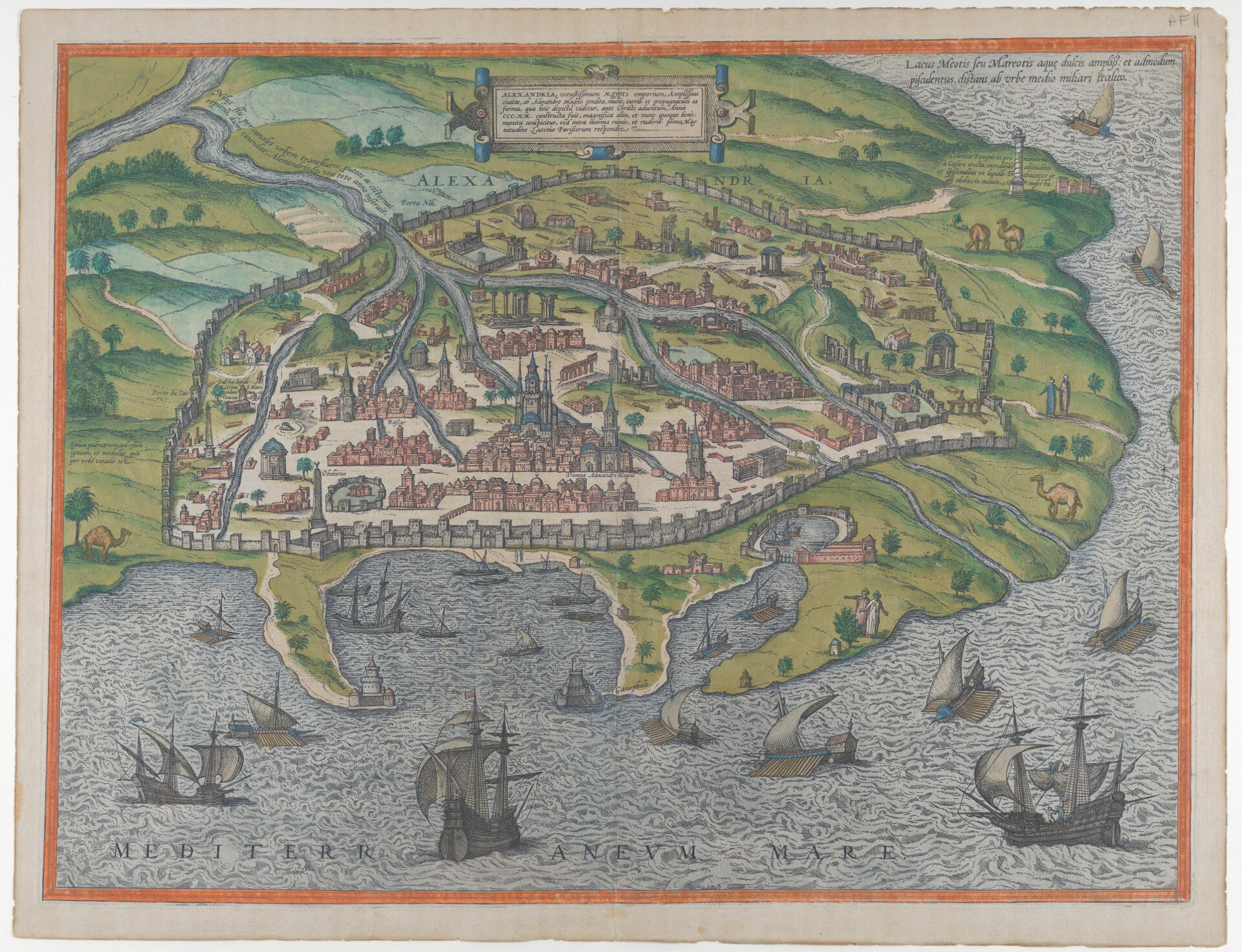 old map of Alexandria